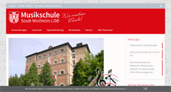 Desktop Screenshot of musikschuleweilheim.de